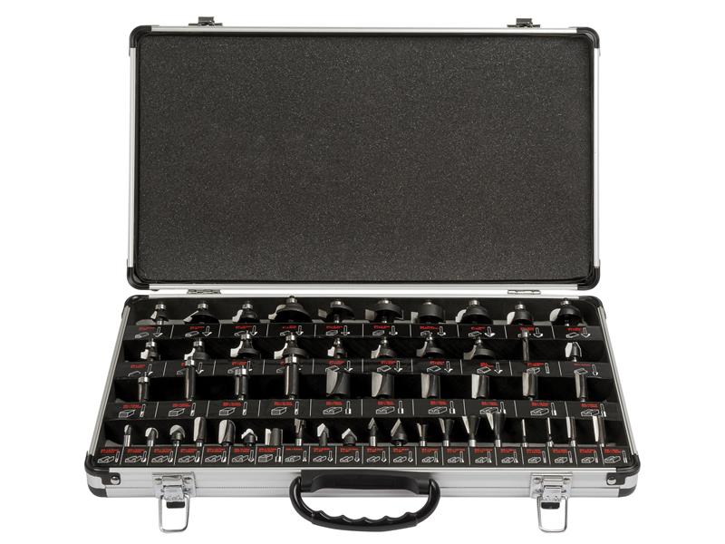 Trend 1/4in TCT Router Bit Starter Set, 50 Piece TRESET50PC14