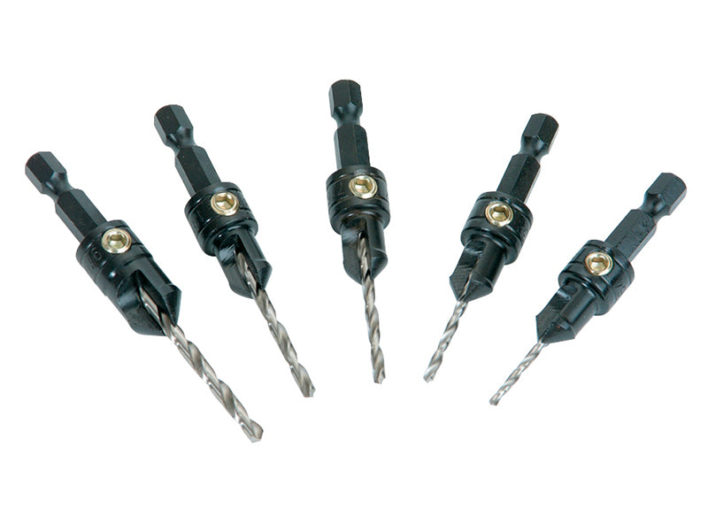 Trend SNAP/CS/SET Countersink Set, 5 Piece TRESNAPCSSET