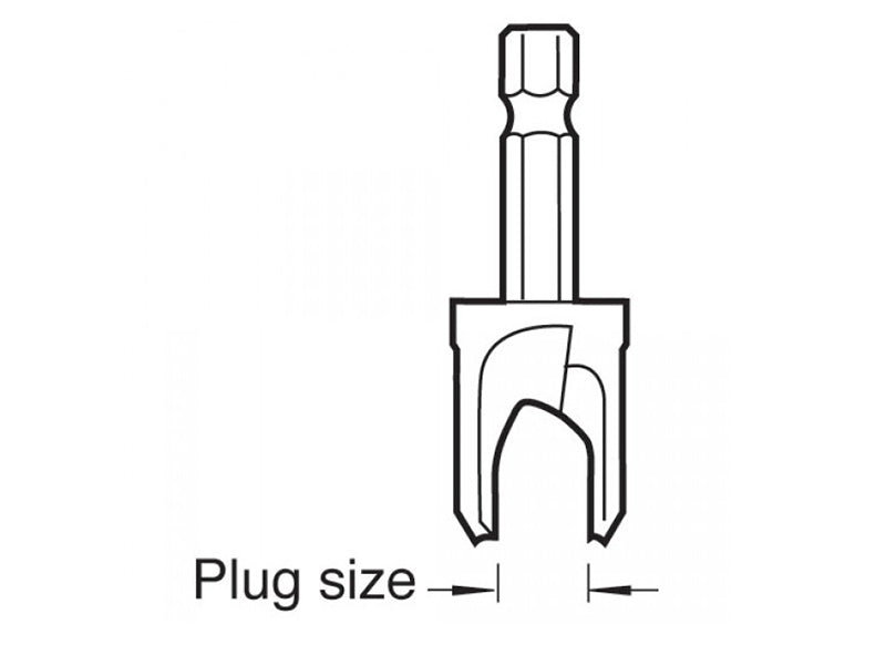 Trend SNAP/PC/38 Plug Cutter 3/8in TRESNAPPC38