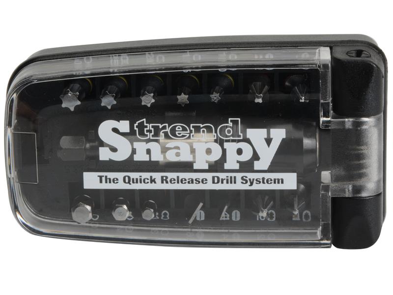 Trend Assorted Snappy Screwdriver Bit Set 15 Piece Magnetic Holder TRESNAPSB5SE