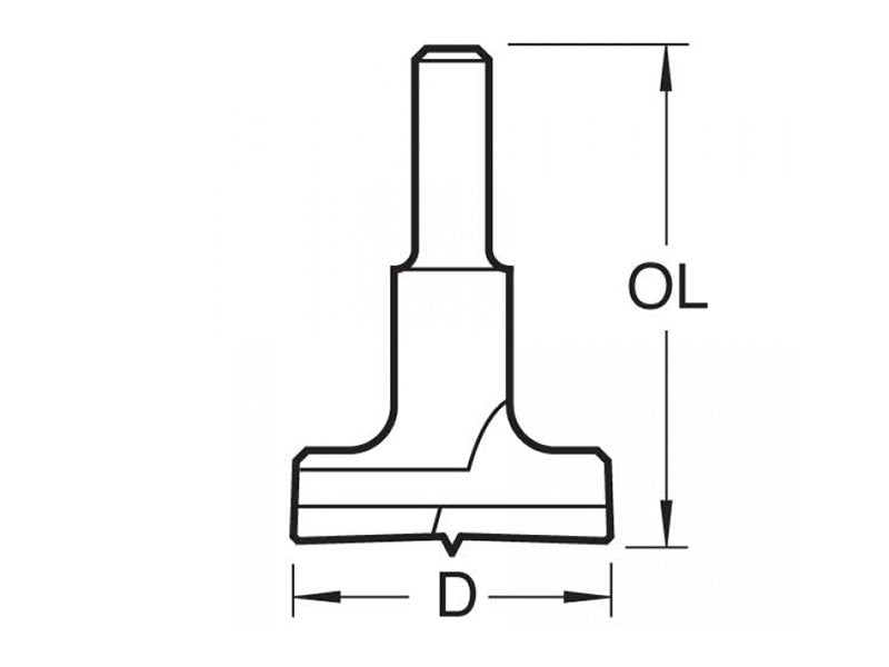 Trend T420/35 x 8mm TCT Hinge Sinking 35mm Diameter TRET420358TC