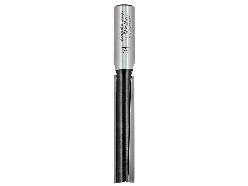 Trend TR18D x 1/2 TCT Two Flute Cutter Long Shank 12.7 x 63mm TRETR18D12TC