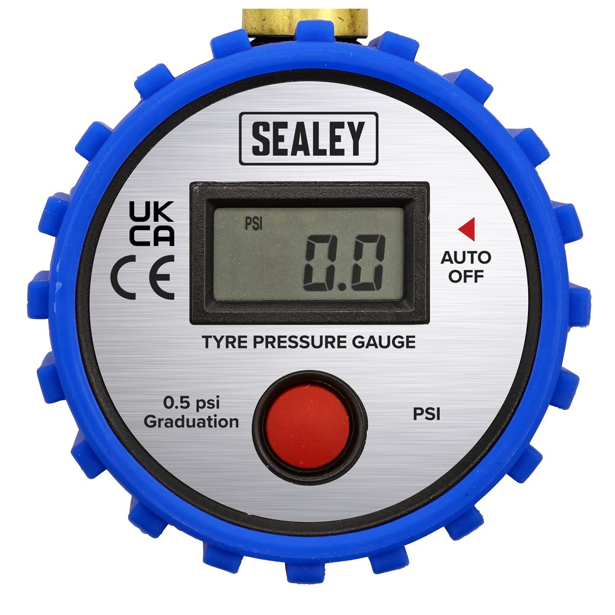 Sealey Tyre Pressure Gauge Digital with Leader Hose & Quick Release 0-100psi TST/PG981