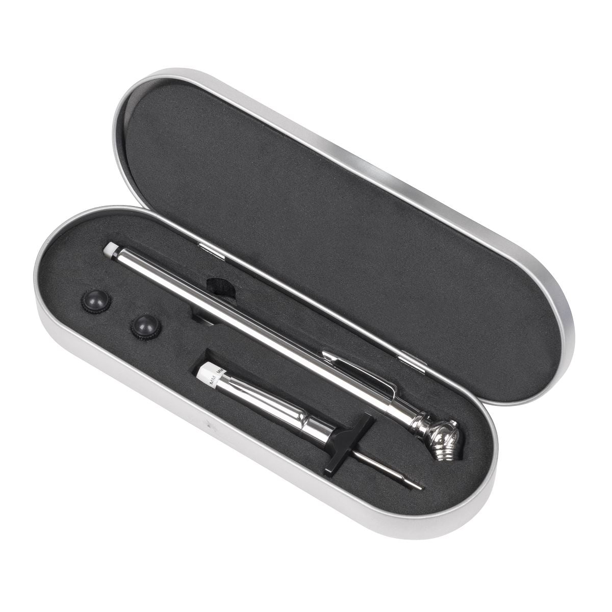 Sealey Tyre Pressure & Tread Depth Gauge Set 2pc SCALE 5-50psi TST/PGT