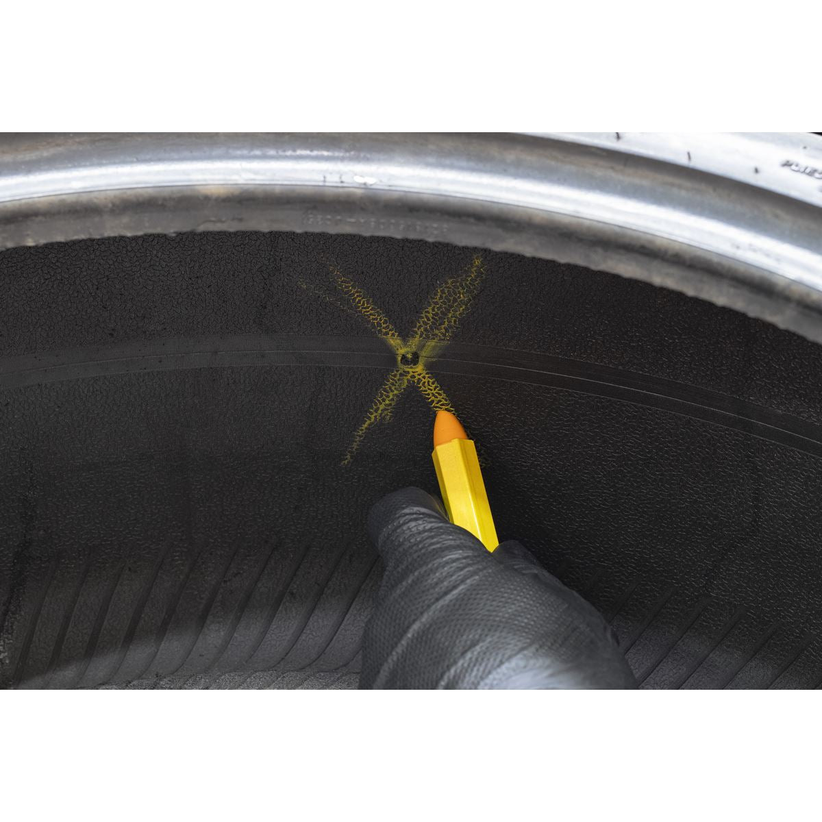 Sealey Tyre Marking Crayon - Yellow Pack of 6 TST14