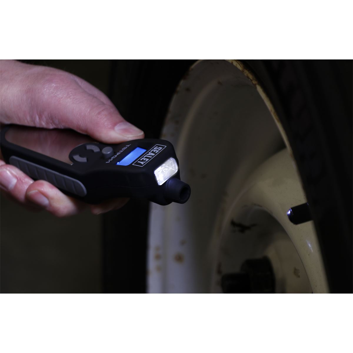 Sealey Digital Tyre Pressure & Tread Depth Gauge TSTPG11