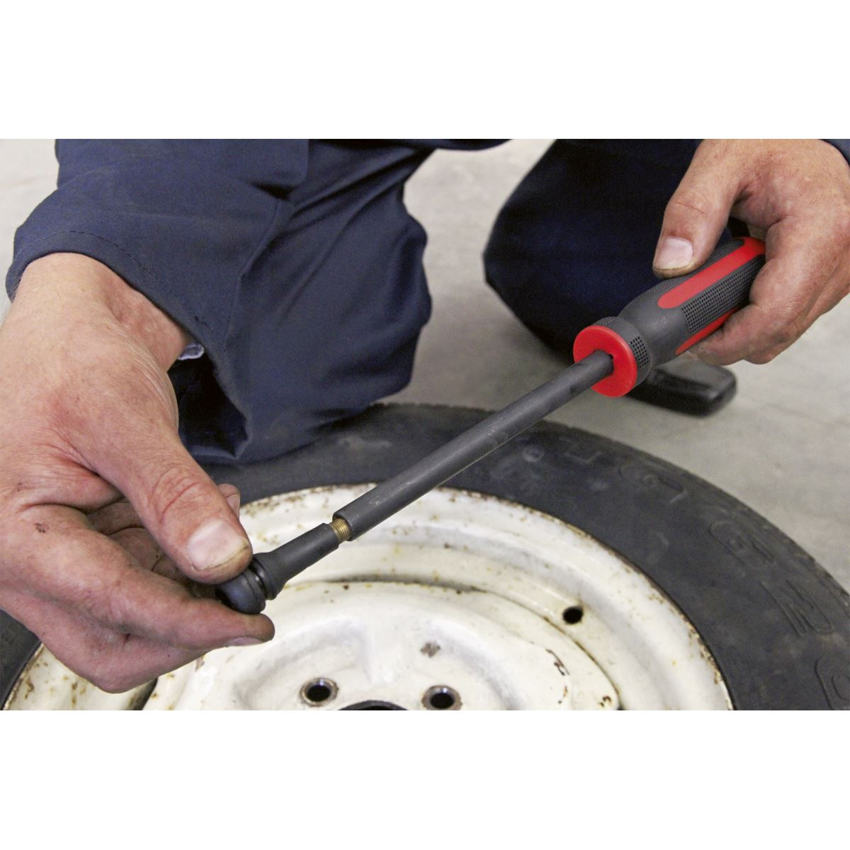 Sealey Tyre Valve Removal Installation Tool No Need To Remove The Tyre TSTVRK