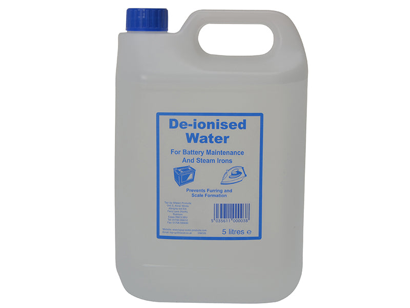 TUW De-ionised Water 5 litre TUW5