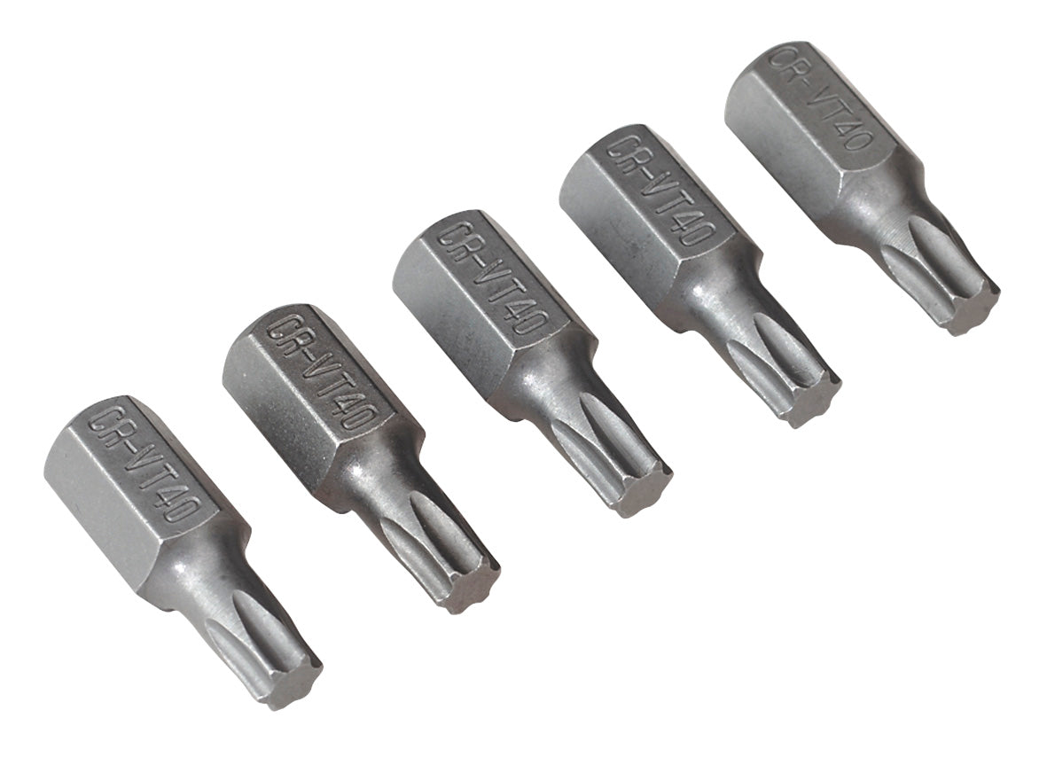 Sealey TRX-Star* T40 Bit Short Pack of 5 TX40S5