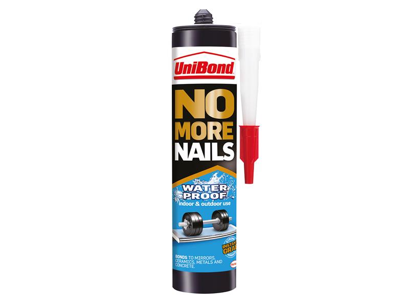 UniBond No More Nails Waterproof Interior / Exterior - Solvent-Free 300ml UNI1427383