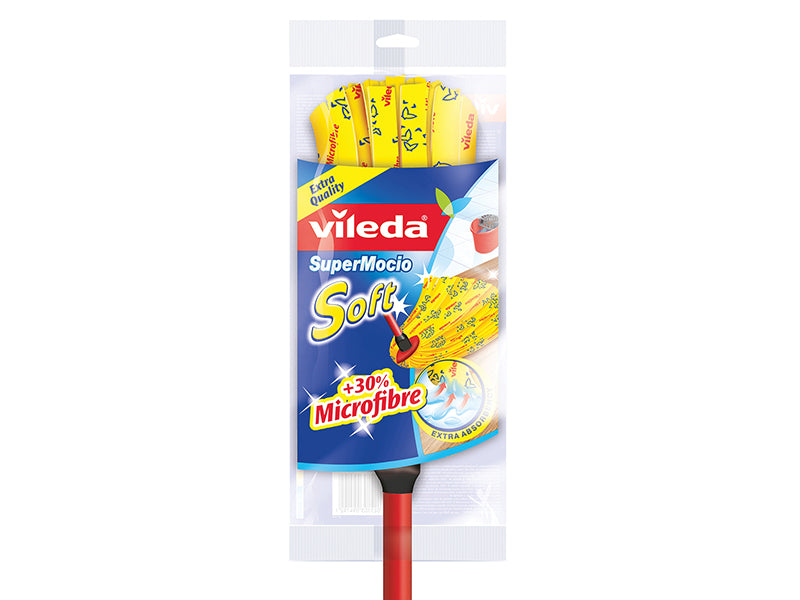 Vileda SuperMocio Soft Mop Head & Handle VIL141996