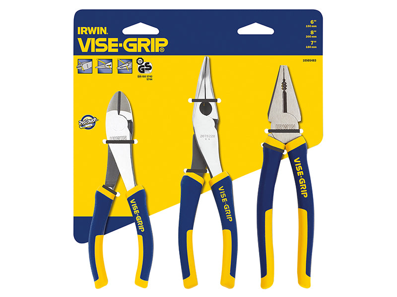 IRWIN Vise-Grip Pro Pliers Set, 3 Piece VIS10505483