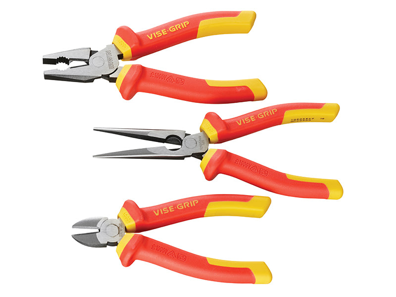 IRWIN Vise-Grip VIS10505519 VDE Pliers Set, 3 Piece
