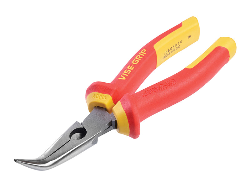 IRWIN Vise-Grip High Leverage VDE Bent Nose Pliers 200mm (8in) VIS10505870
