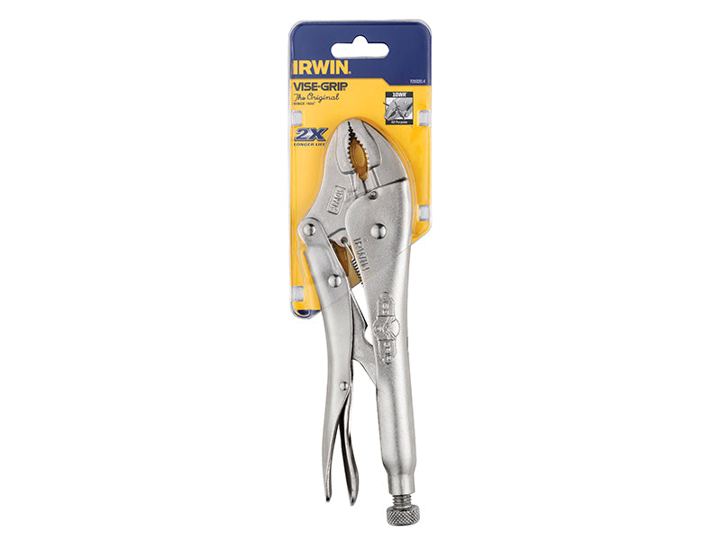 IRWIN Vise-Grip 10WRC Curved Jaw Locking Pliers with Wire Cutter 254mm (10in) VIS10WRC