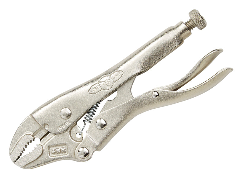 IRWIN Vise-Grip 4WRC Curved Jaw Locking Pliers with Wire Cutter 100mm (4in) VIS4WRC