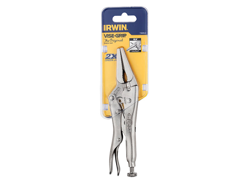 IRWIN Vise-Grip 6LNC Long Nose Locking Pliers 150mm (6in) VIS6LNC