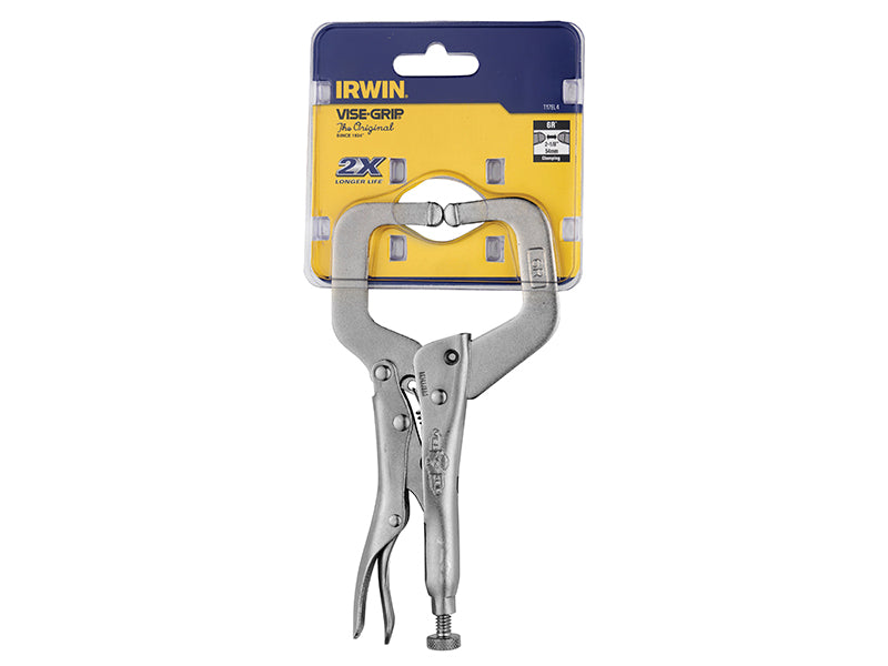 IRWIN Vise-Grip 6R Locking C-Clamp Regular Tip 150mm (6in) VIS6R