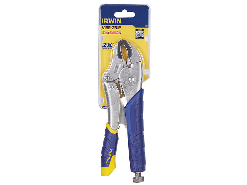 IRWIN Vise-Grip 10WR Fast Release™ Curved Jaw Locking Pliers with Wire Cutter 254mm (10in) VIST05T