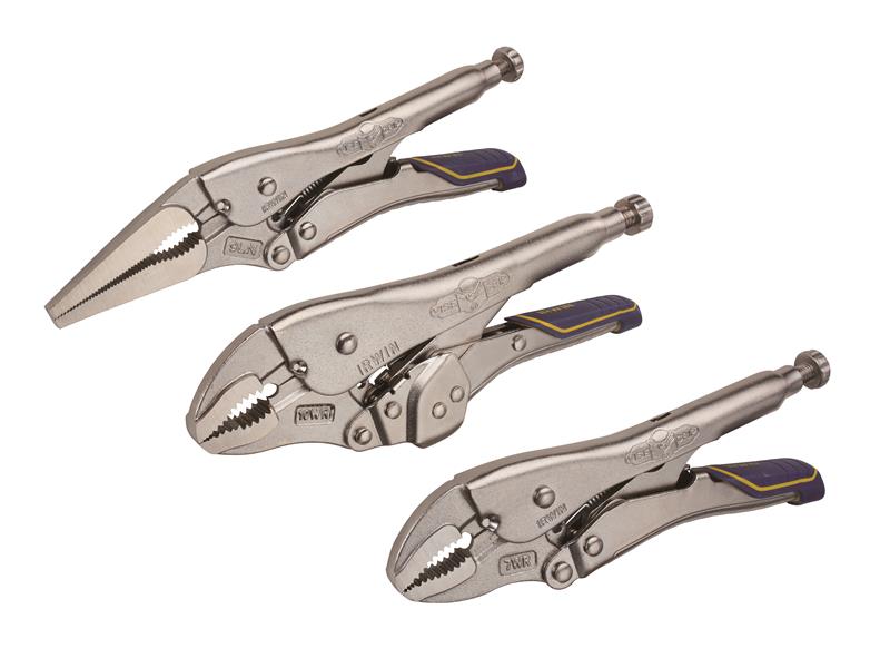 IRWIN Vise-Grip Fast Release Locking Pliers Set of 3 7R 9LN & 10WR VIST76KBT