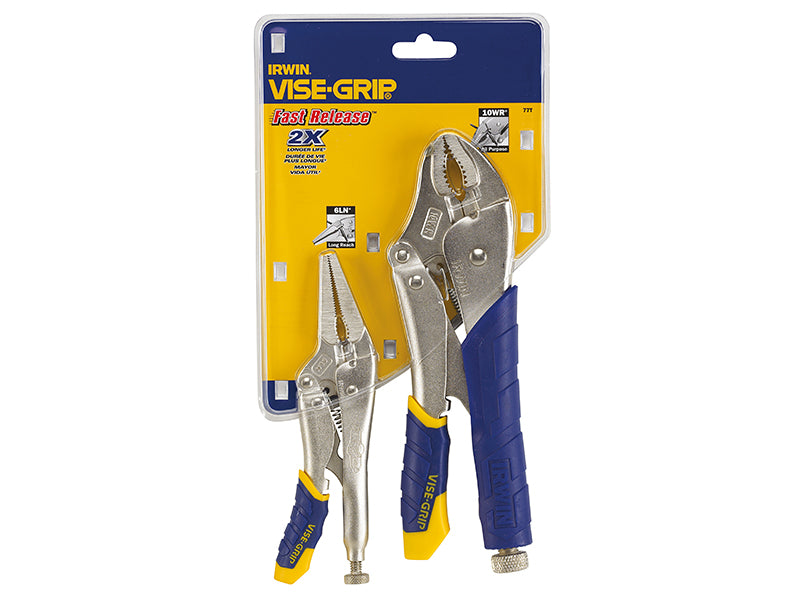 IRWIN Vise-Grip Fast Release Locking Pliers Set of 2 VIST77T3