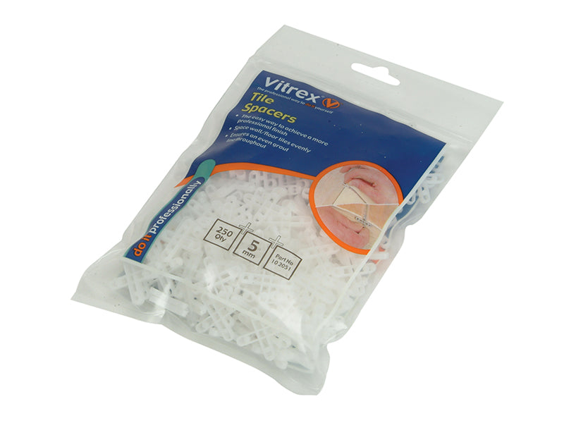 Vitrex Floor Tile Spacers 5mm (Pack 1500) VIT102056