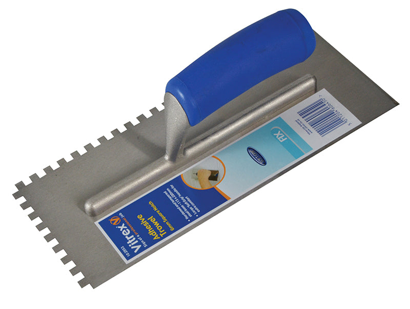 Vitrex Soft Grip Adhesive Trowel 6mm Notches VIT102953T