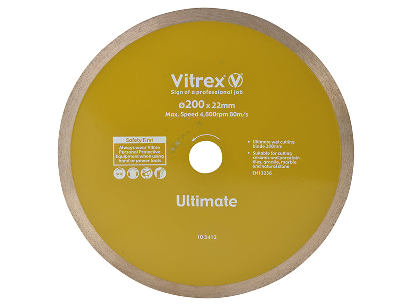 Vitrex Ultimate Diamond Blade 200mm VIT103412