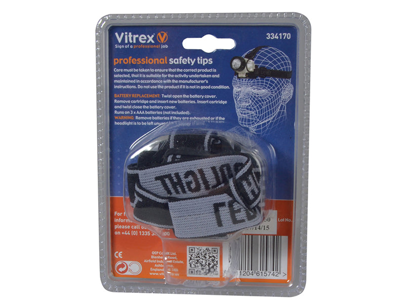 Vitrex 334170 Headlamp 12 LED VIT334170