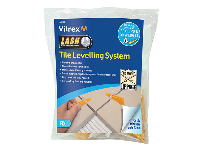 Vitrex Lash Clips & Wedges (Pack 30) VITLASH30