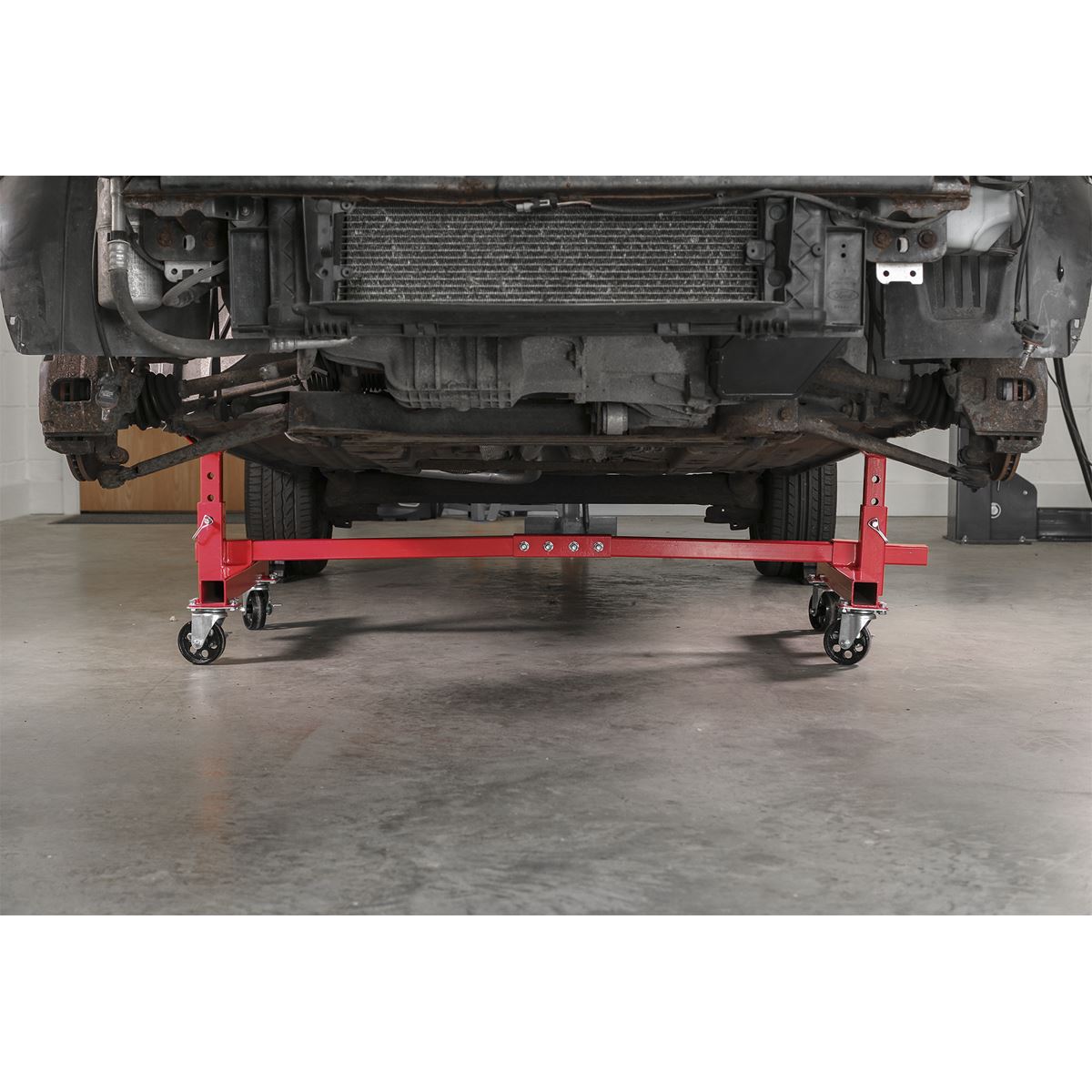 Sealey Vehicle Moving Dolly 2 Post 900kg Maximum Height 495mm VMD001