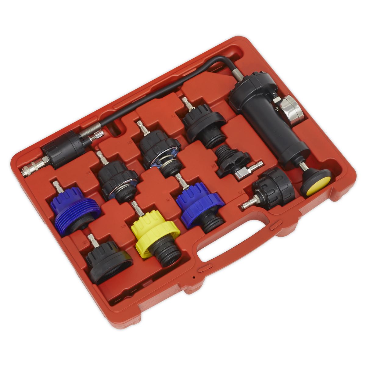 Sealey Cooling System Pressure Test Kit 10pc VS0013