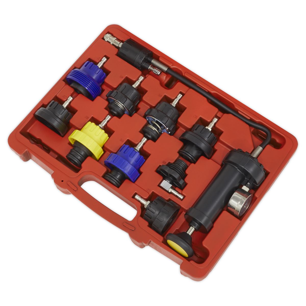 Sealey Cooling System Pressure Test Kit 10pc VS0013