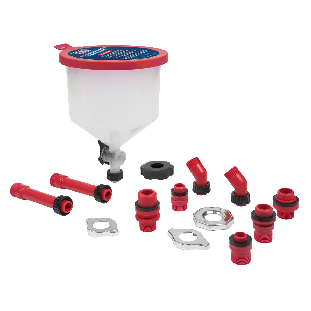 Sealey Automotive Coolant Filling Set Non-Spill 15pc VS0045