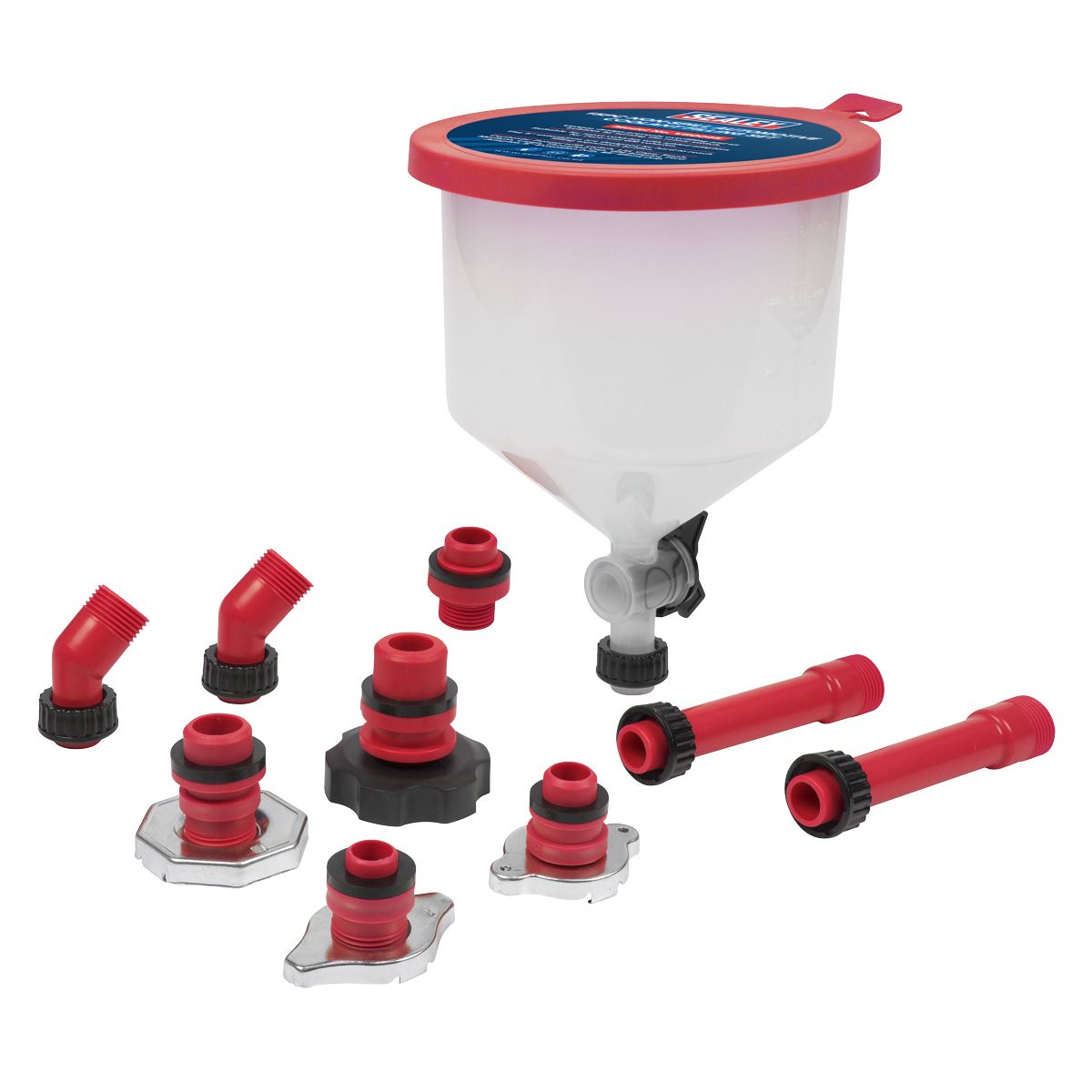 Sealey Automotive Coolant Filling Set Non-Spill 15pc VS0045