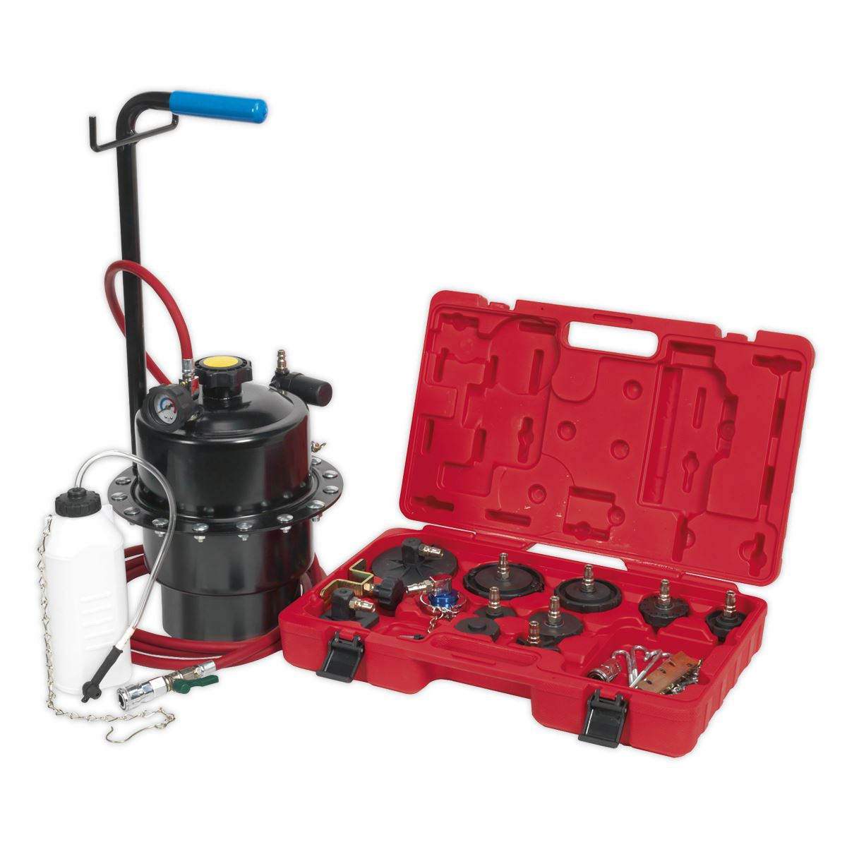 Sealey Pneumatic Brake & Clutch Pressure Bleeder Kit VS0204