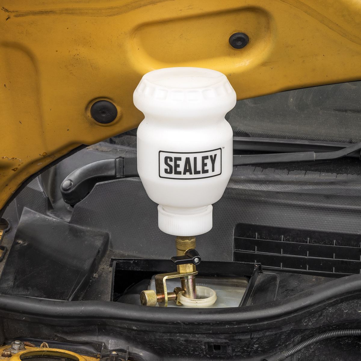 Sealey Brake Fluid Refill Bottle 1L One Man Bleeding System VS0219