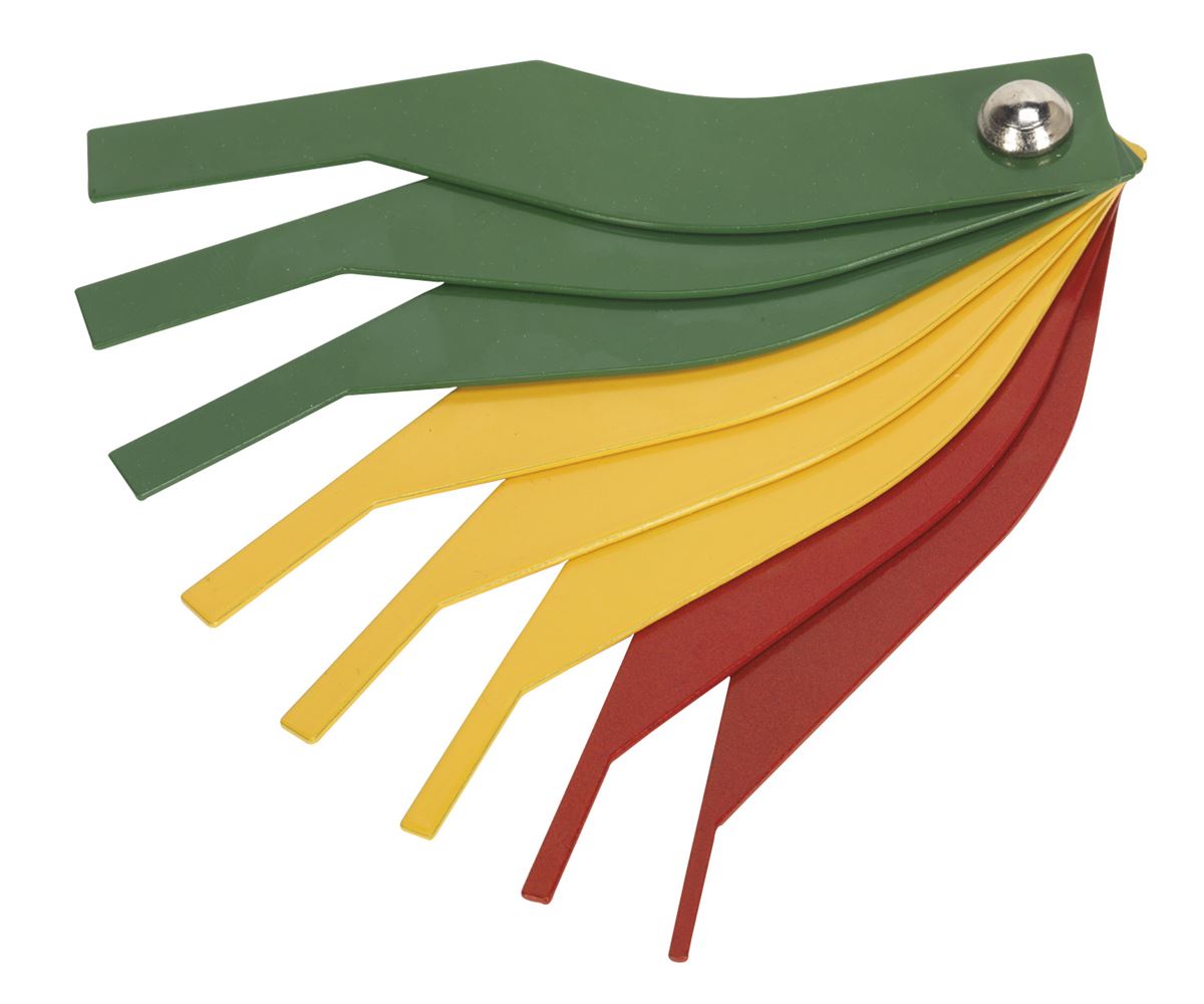 Sealey Brake Pad Thickness Gauge 8pc VS059