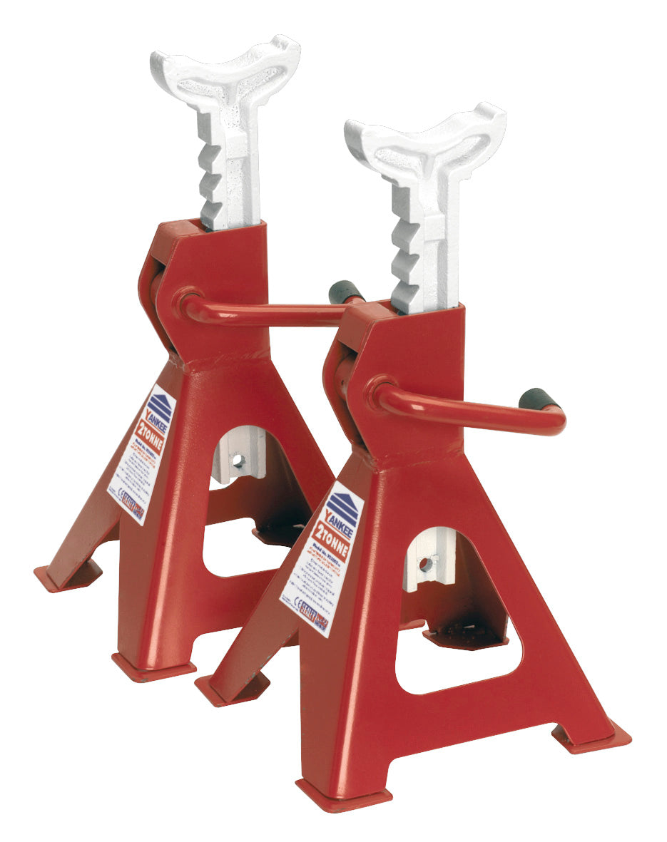 Sealey Axle Stands (Pair) 2 Tonne Capacity per Stand Ratchet Type VS2002