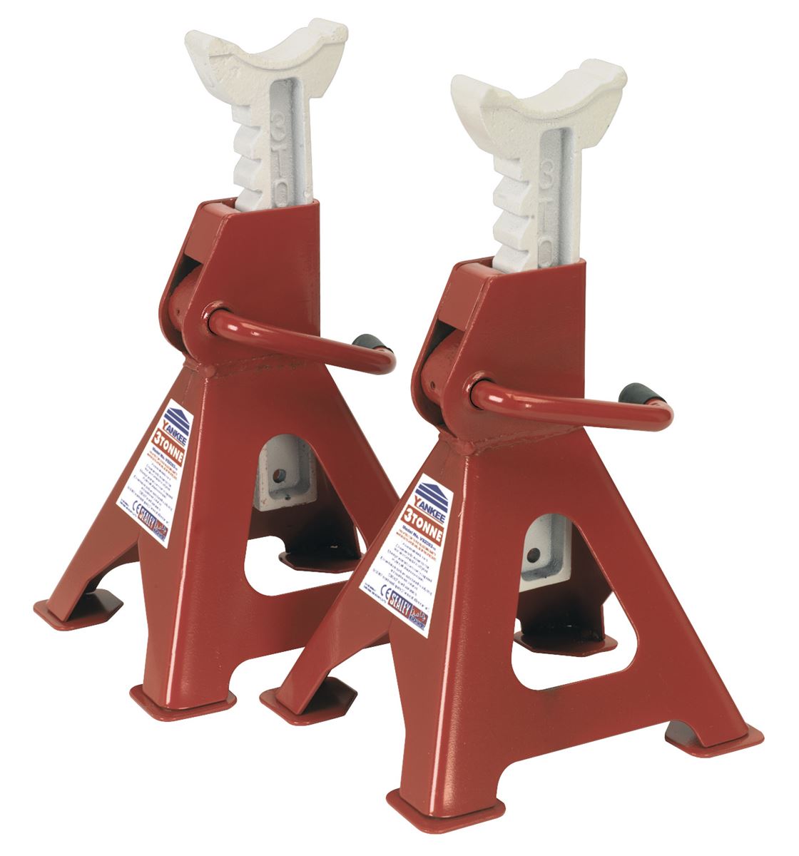 Sealey Axle Stands (Pair) 3 Tonne Capacity per Stand Ratchet Type VS2003