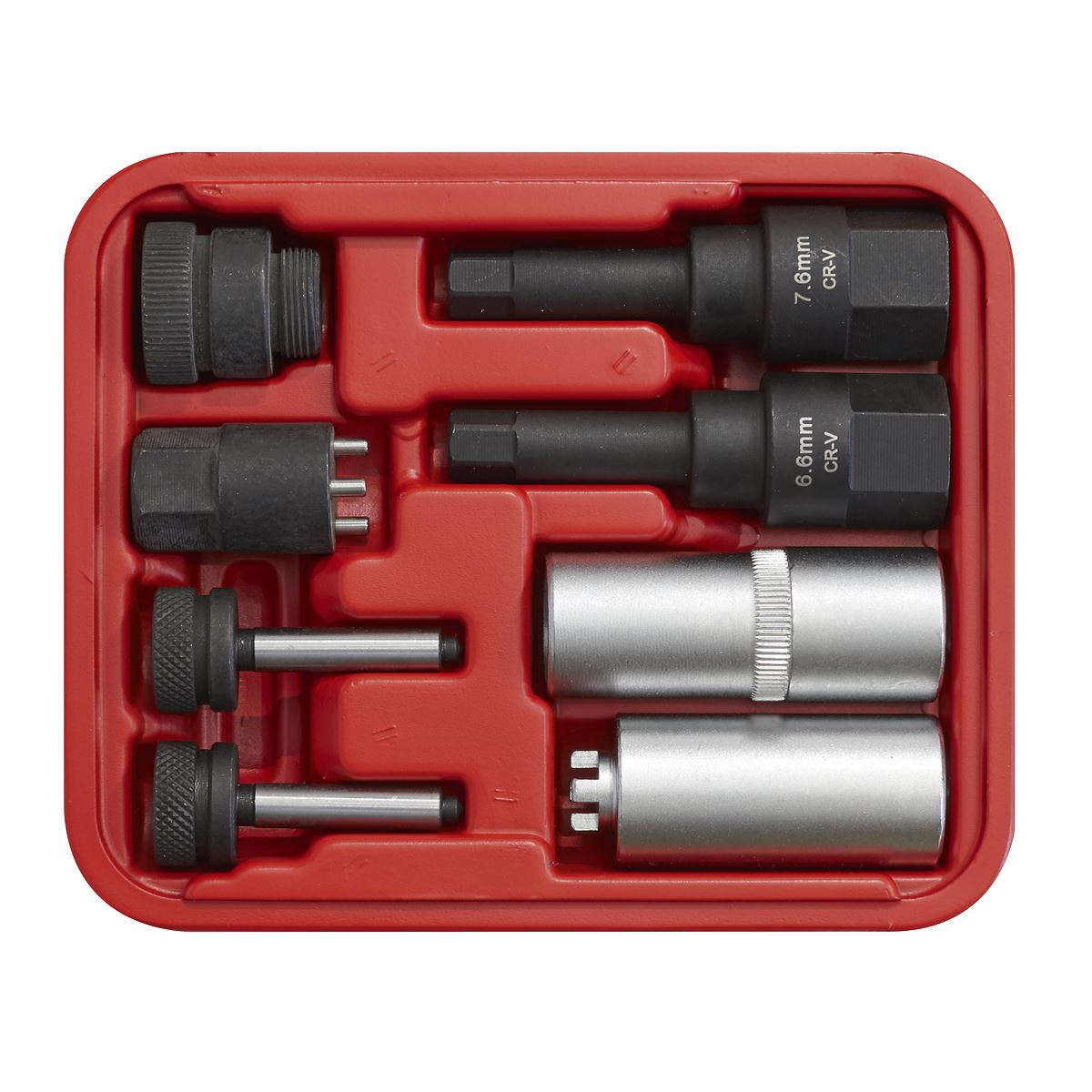 Sealey Diesel Injector Repair Socket Set Bosch Denso and Siemens 8pc VS2068