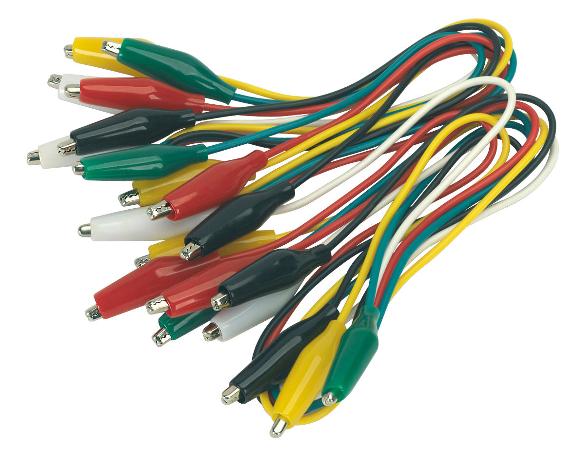 Sealey Jumper Test Lead Set 5 Pairs - 450mm VS222