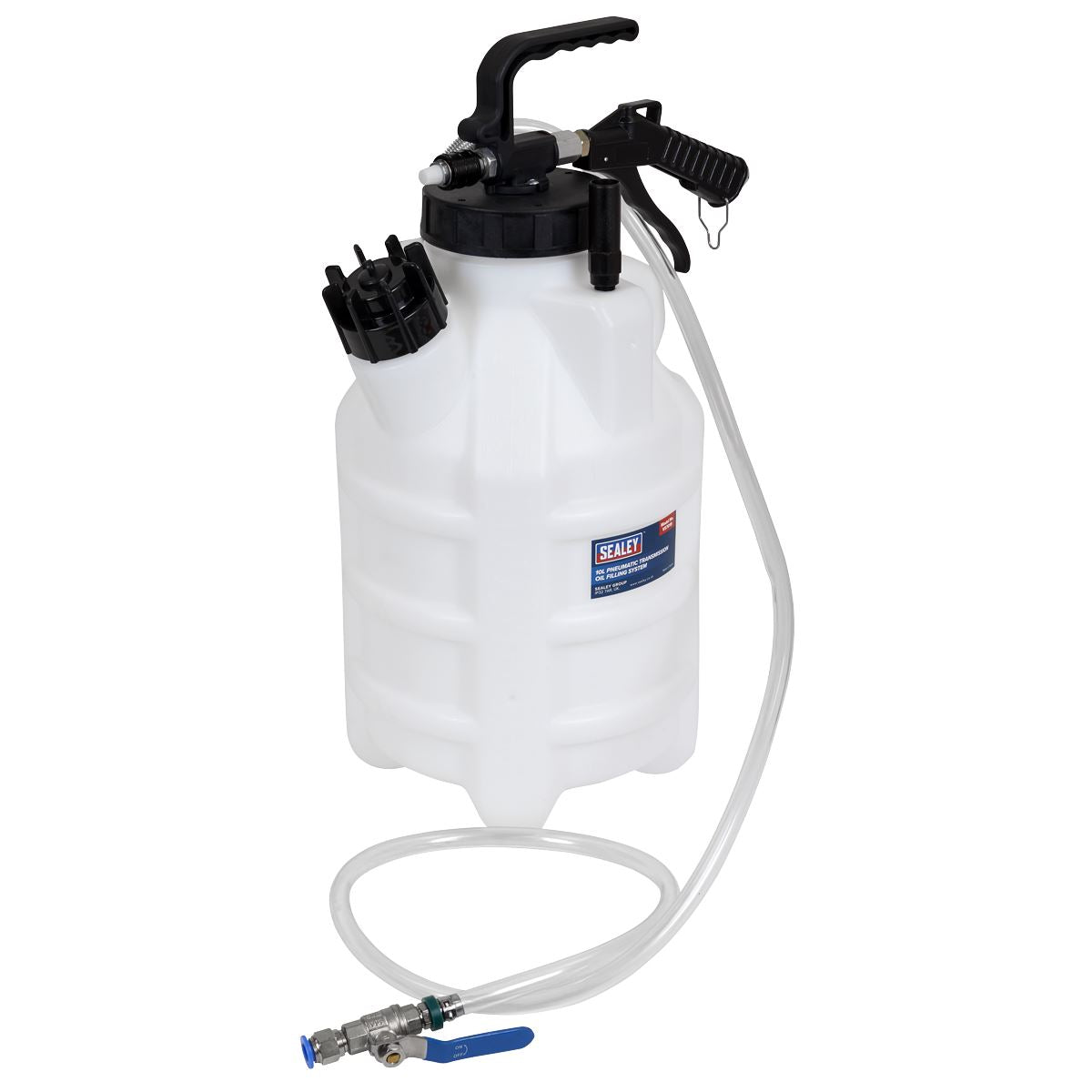 Sealey Pneumatic Transmission Oil Filling System Kit 10L With Adaptors VS7019