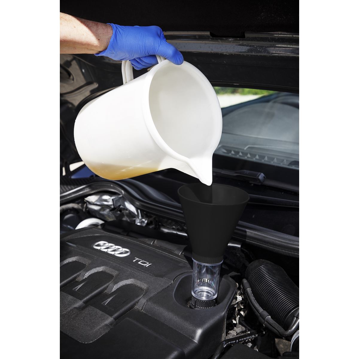 Sealey Engine Oil Funnel Set 5pc - Audi, Seat, Skoda, Volkswagen VS7105