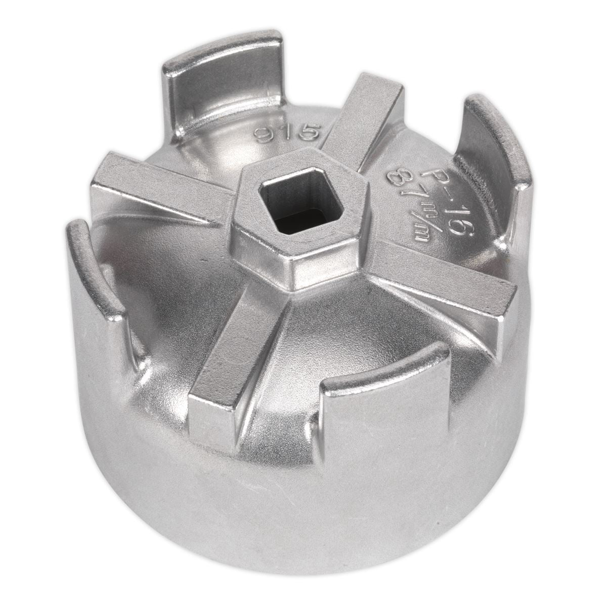 Sealey Oil Filter Cap Wrench �87mm x 16 Flutes - Volvo VS7114