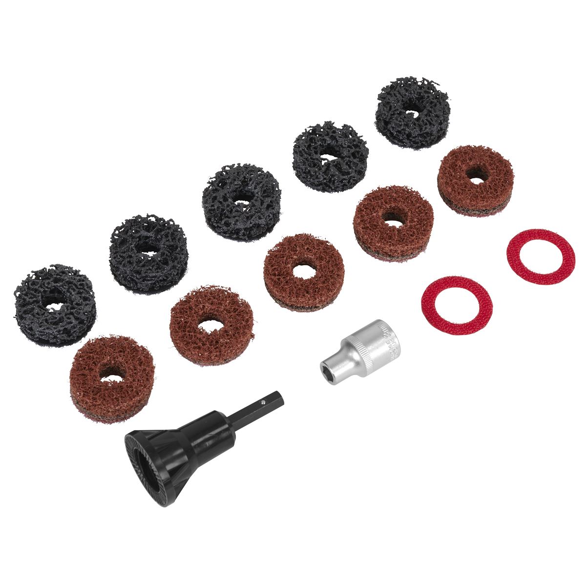 Sealey Stud Hub Cleaner 14pc VS8002