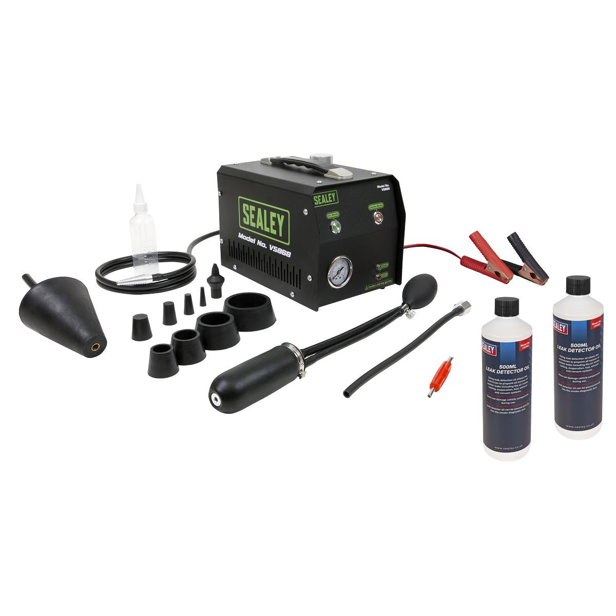 Sealey Smoke Leak Detector Kit Testes Air Cooling Fuel Exhaust Vacuum VS868KIT