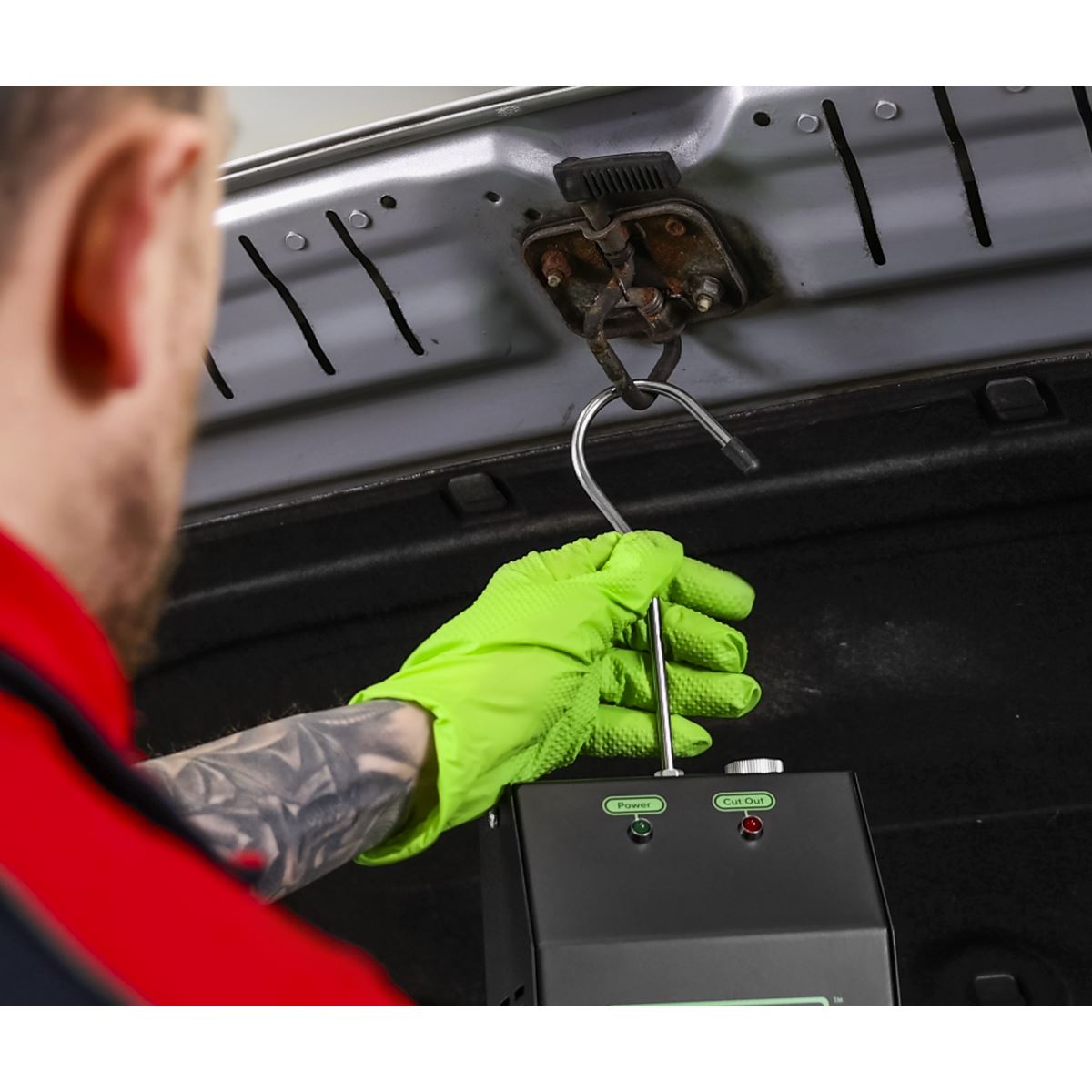 Sealey Leak Detector Smoke Diagnostic Tool 12V Battery Connection VS872
