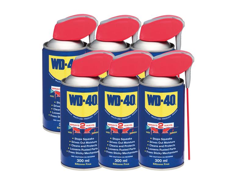 WD40 Multi Use All Purpose Liquid With Smart Straw 300ml x 6 W/D44410