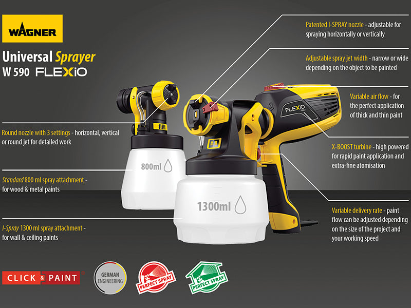 Wagner W 590 Universal Sprayer 630W 240V WAGW590